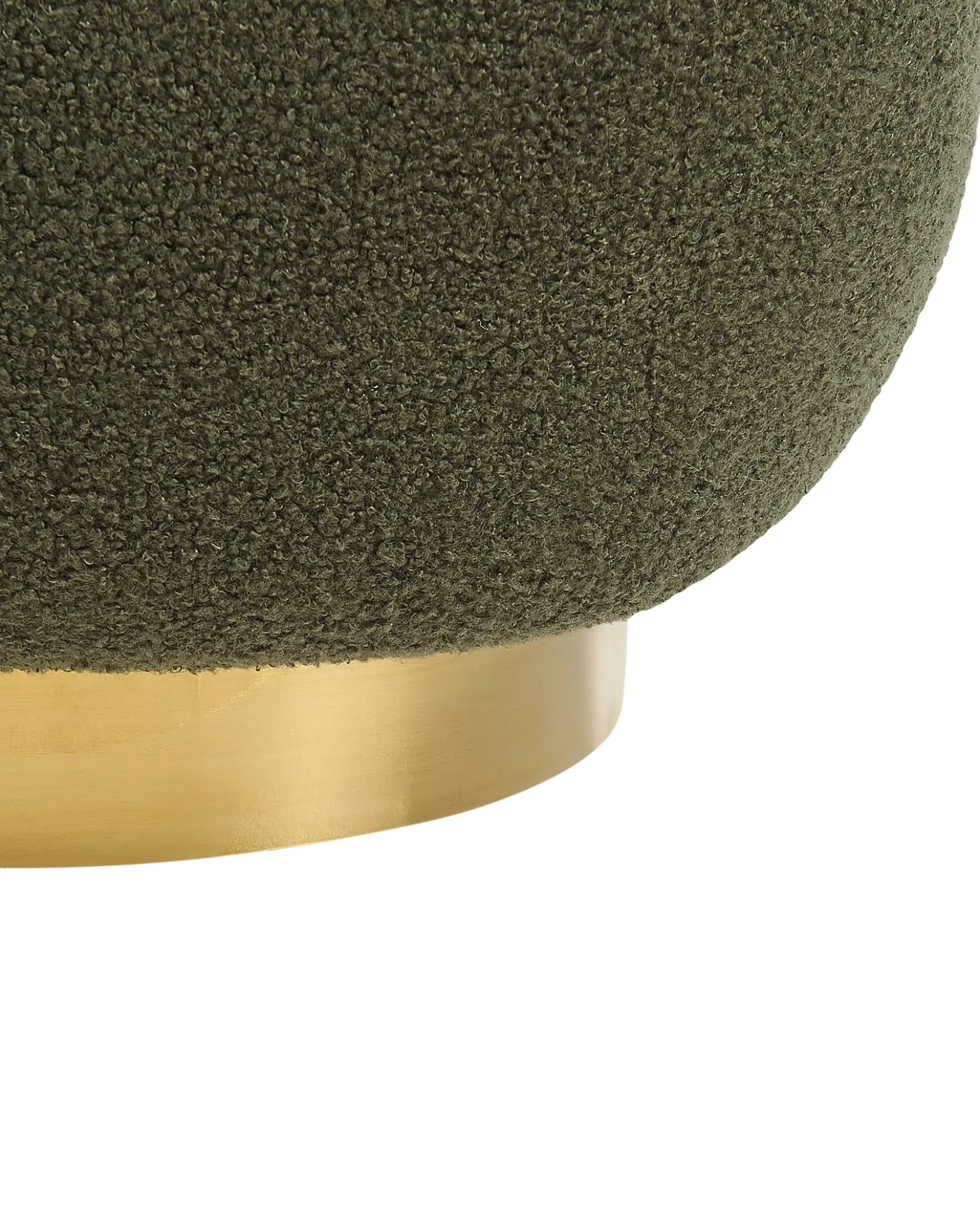 Poltrona LOVIISA Bouclé Verde scuro