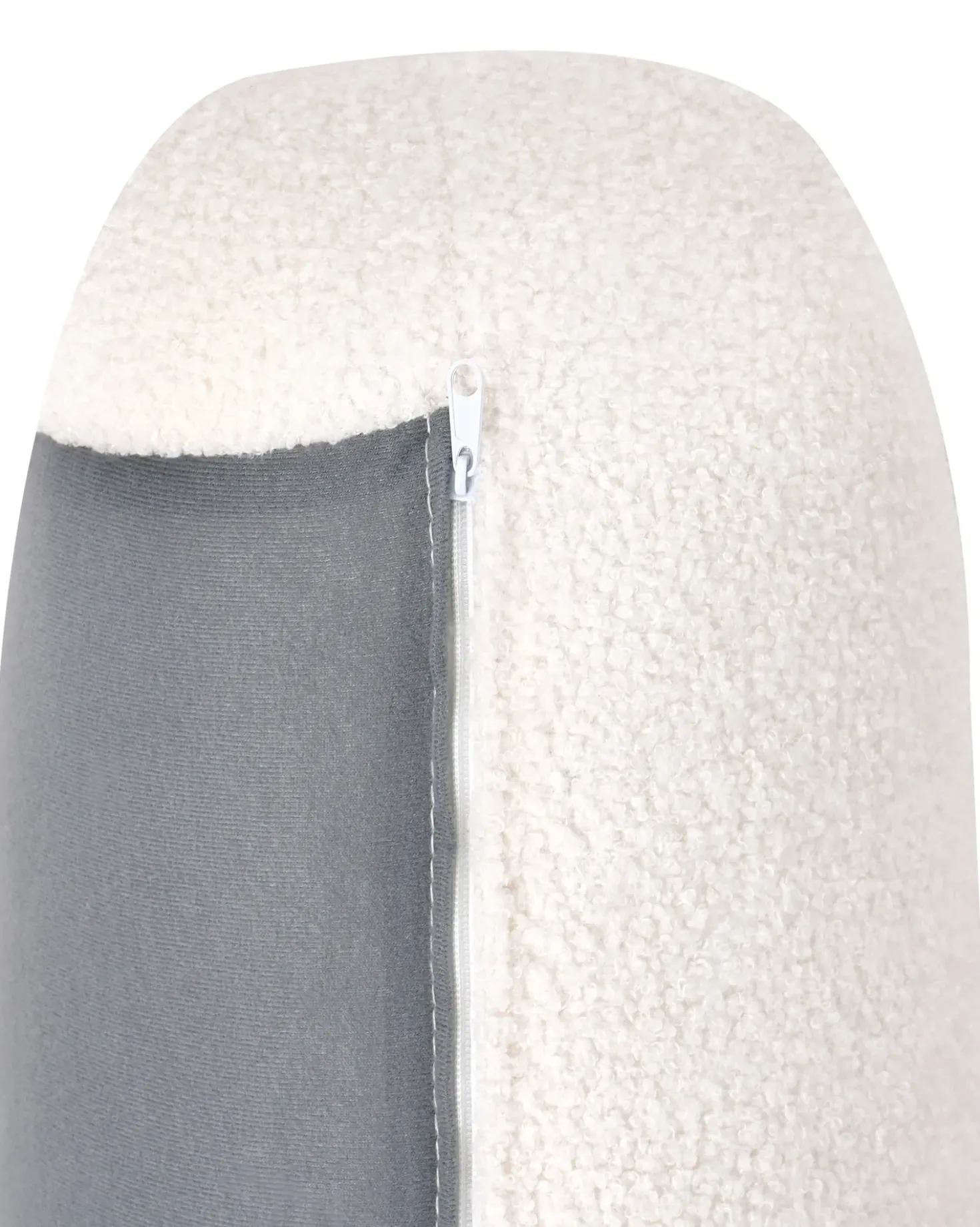 Poltrona LUVOS Bouclé Bianco sporco