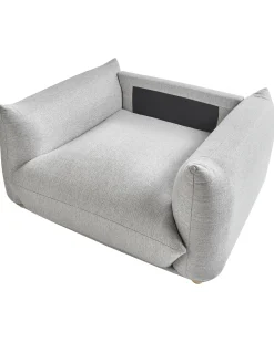 Poltrona LUVOS Tessuto Grigio chiaro
