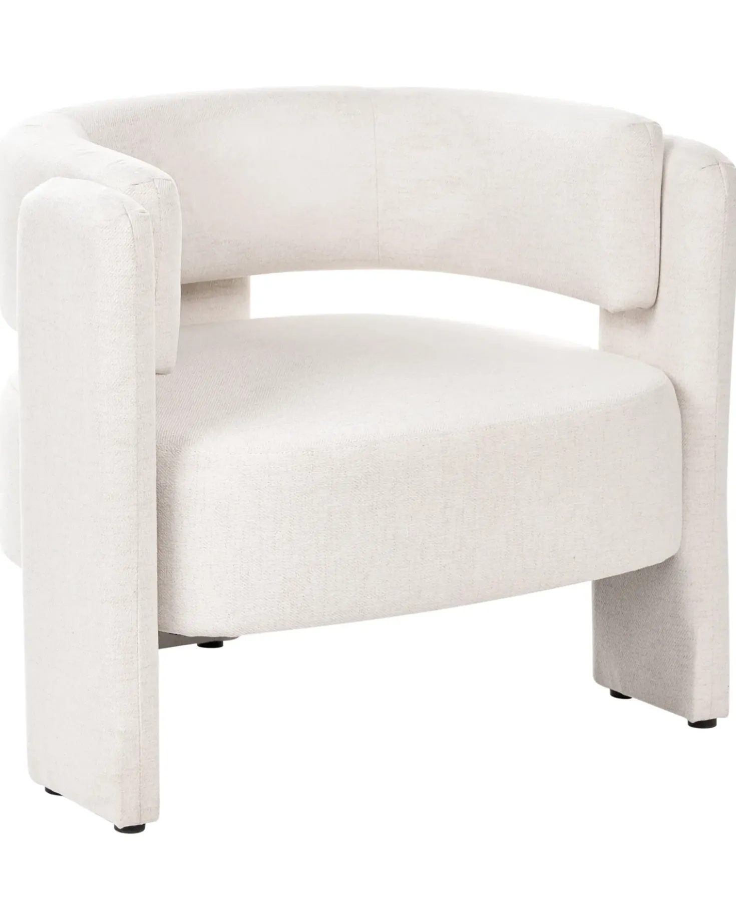 Poltrona MAGGEBY Tessuto Bianco sporco