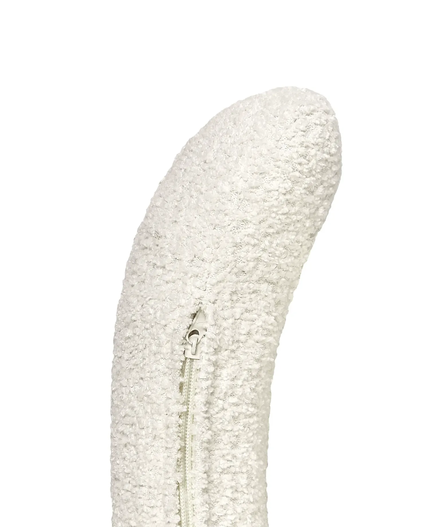 Poltrona MAKELA Bouclé Bianco sporco