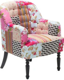 Poltrona MANDAL Tessuto Rosa