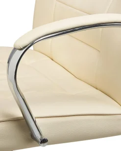 Poltrona massaggiante Con riscaldatore GRANDEUR Pelle sintetica Beige