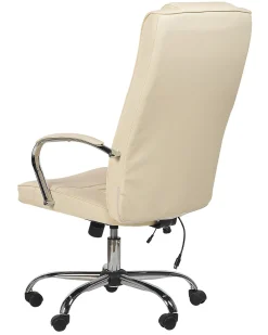 Poltrona massaggiante Con riscaldatore GRANDEUR Pelle sintetica Beige