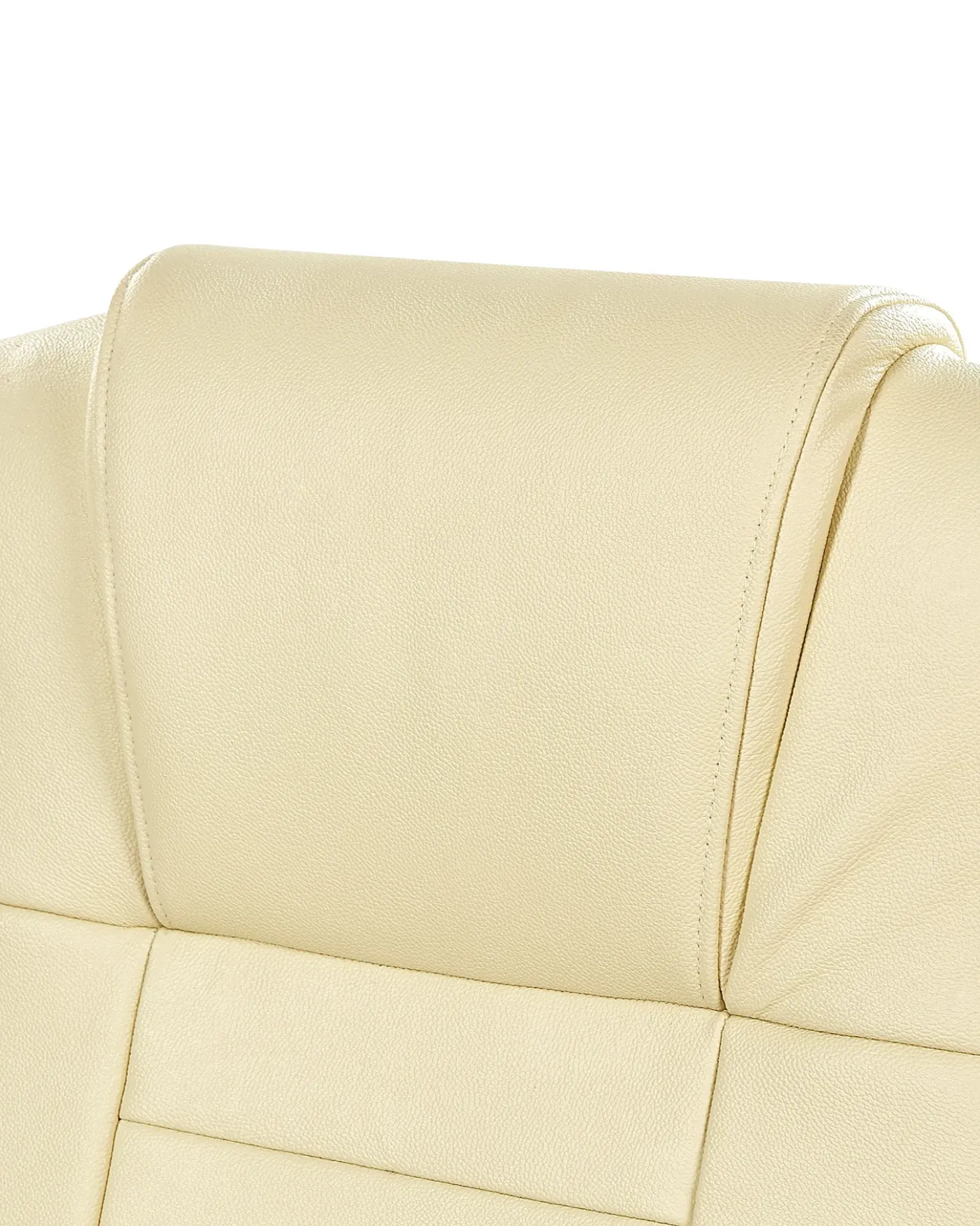 Poltrona massaggiante DIAMOND Con riscaldatore Pelle naturale Beige