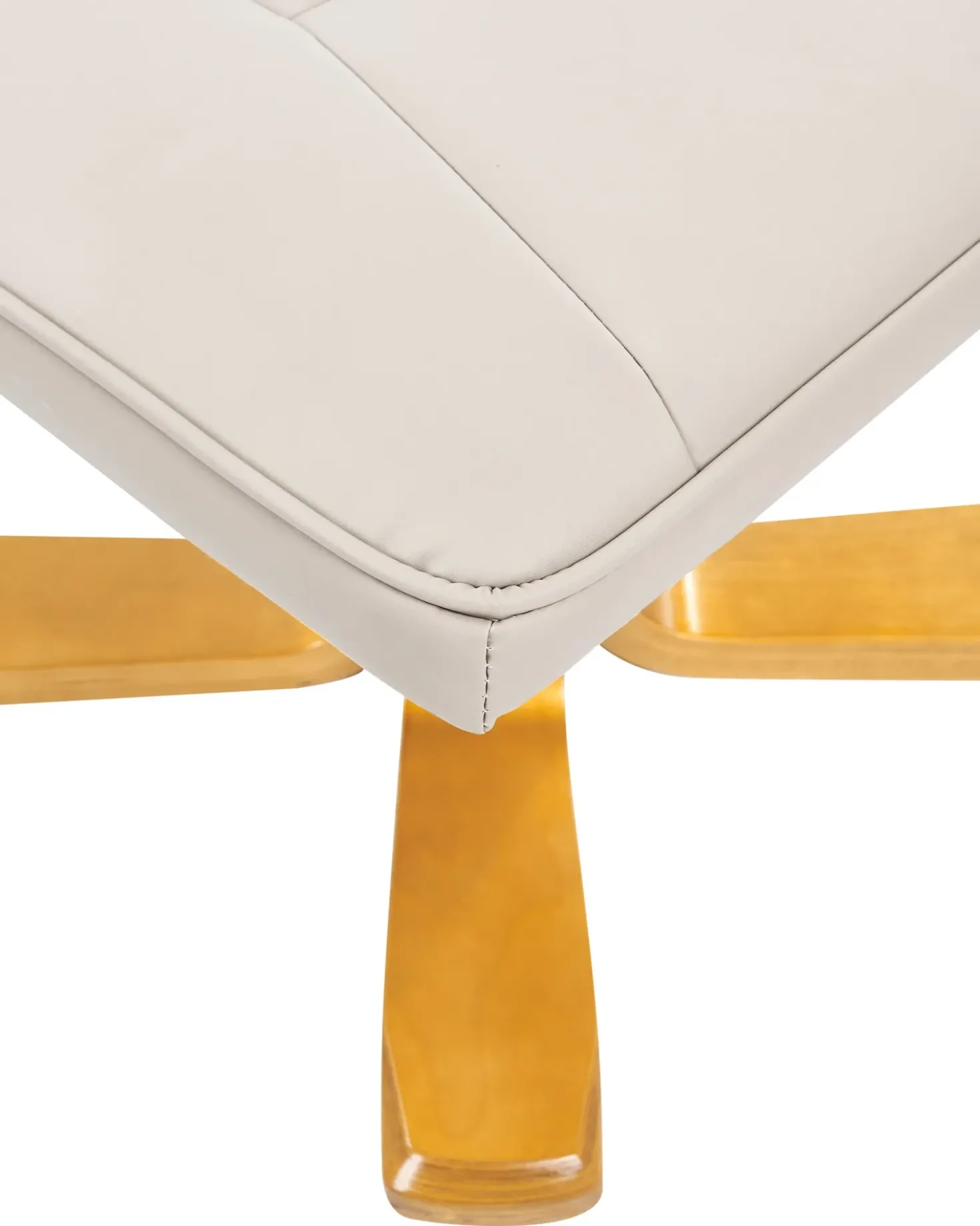 Poltrona massaggiante RELAXPRO con poggiapiedi Pelle sintetica Beige chiaro