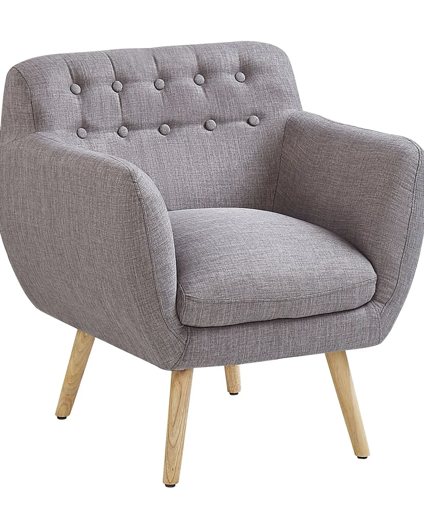 Poltrona MELBY Tessuto Grigio chiaro
