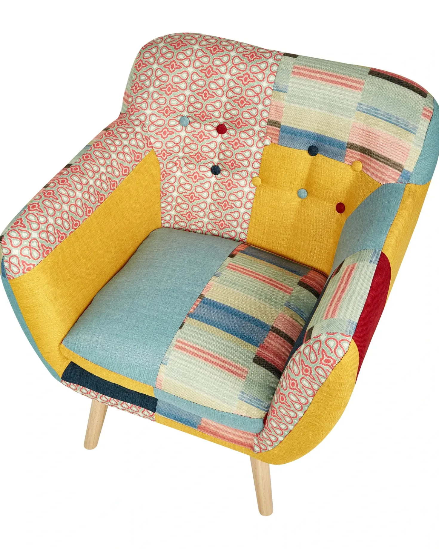 Poltrona MELBY Tessuto Multicolore