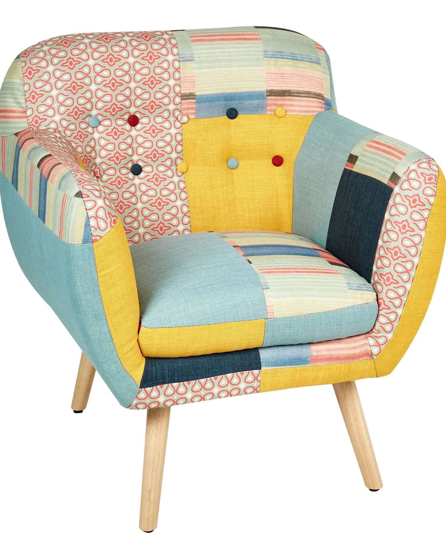 Poltrona MELBY Tessuto Multicolore