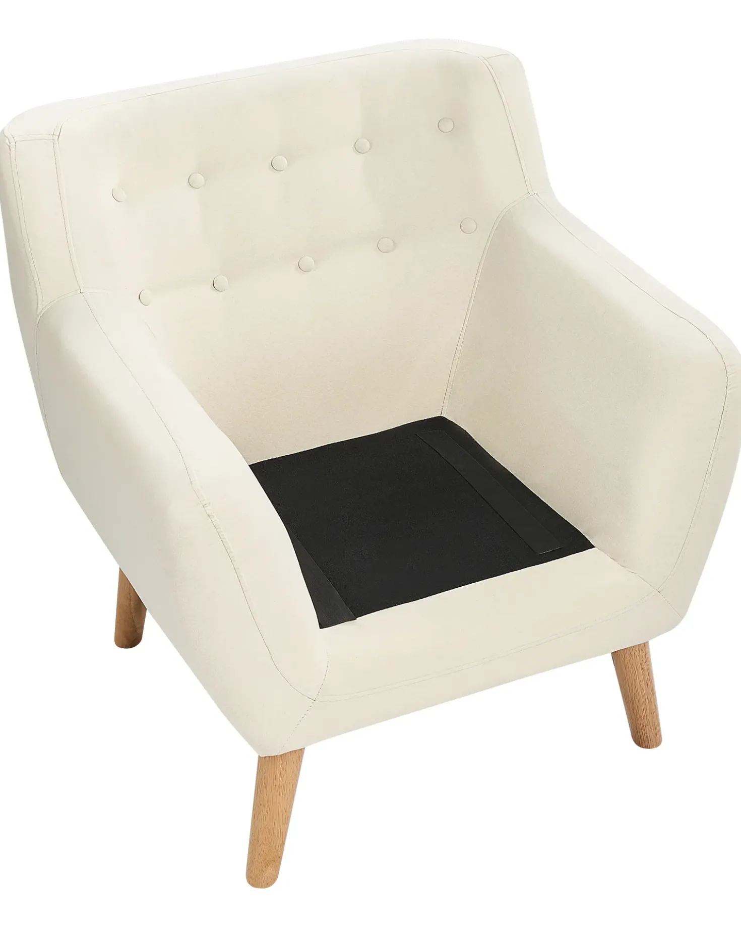 Poltrona MOTALA Tessuto Beige chiaro