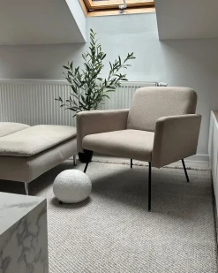 Poltrona NARKEN Tessuto Beige