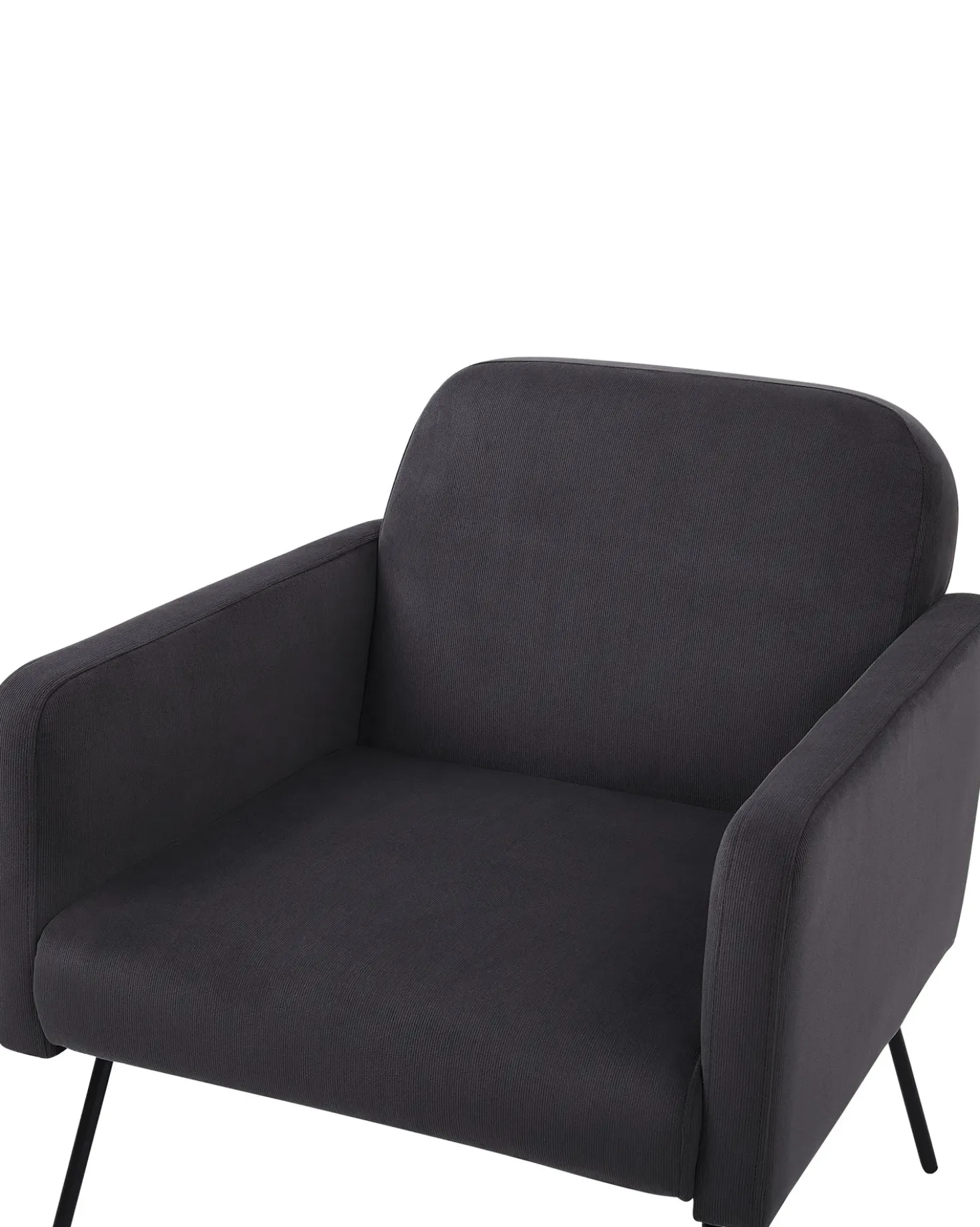 Poltrona NARKEN Velluto Grigio