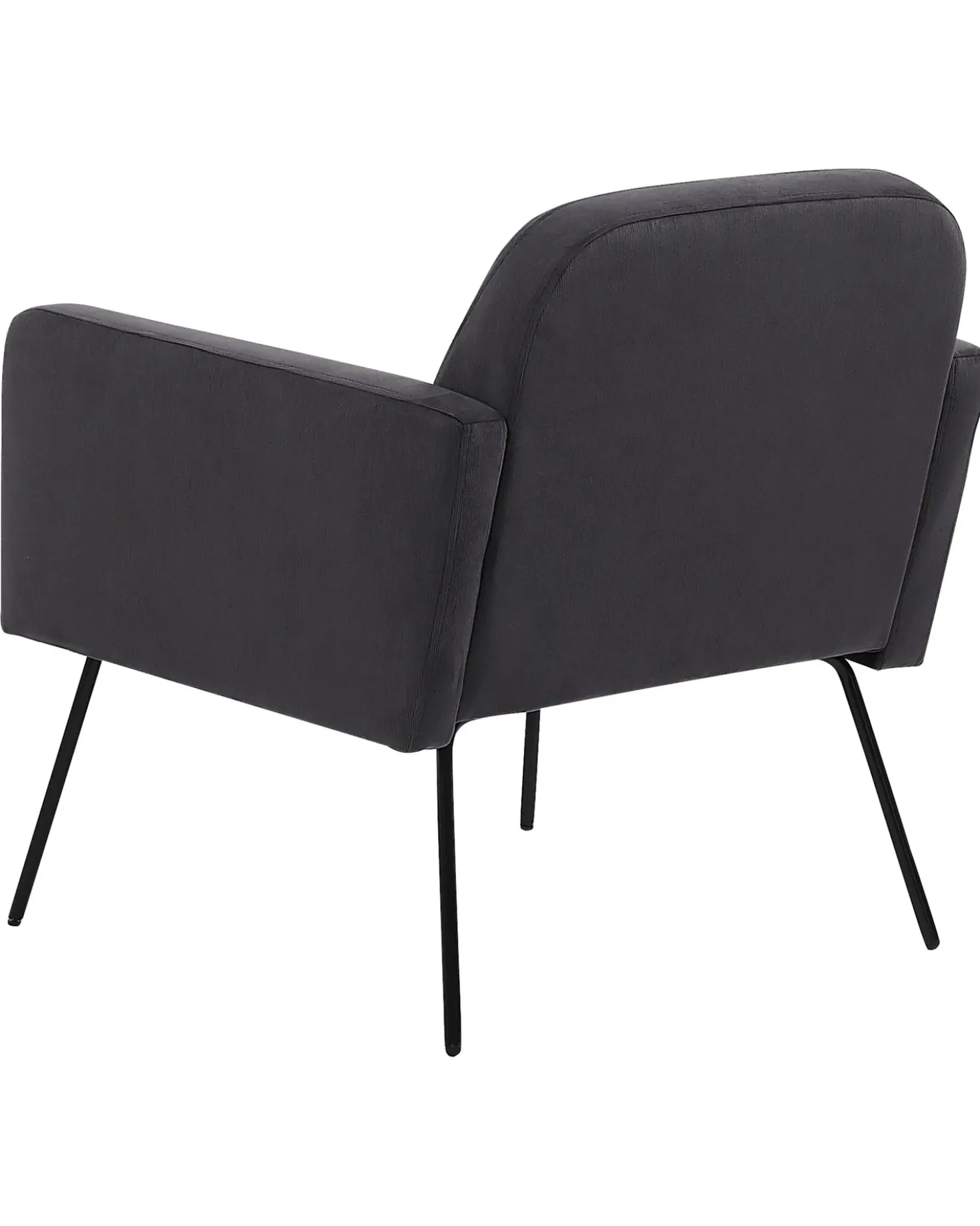 Poltrona NARKEN Velluto Grigio