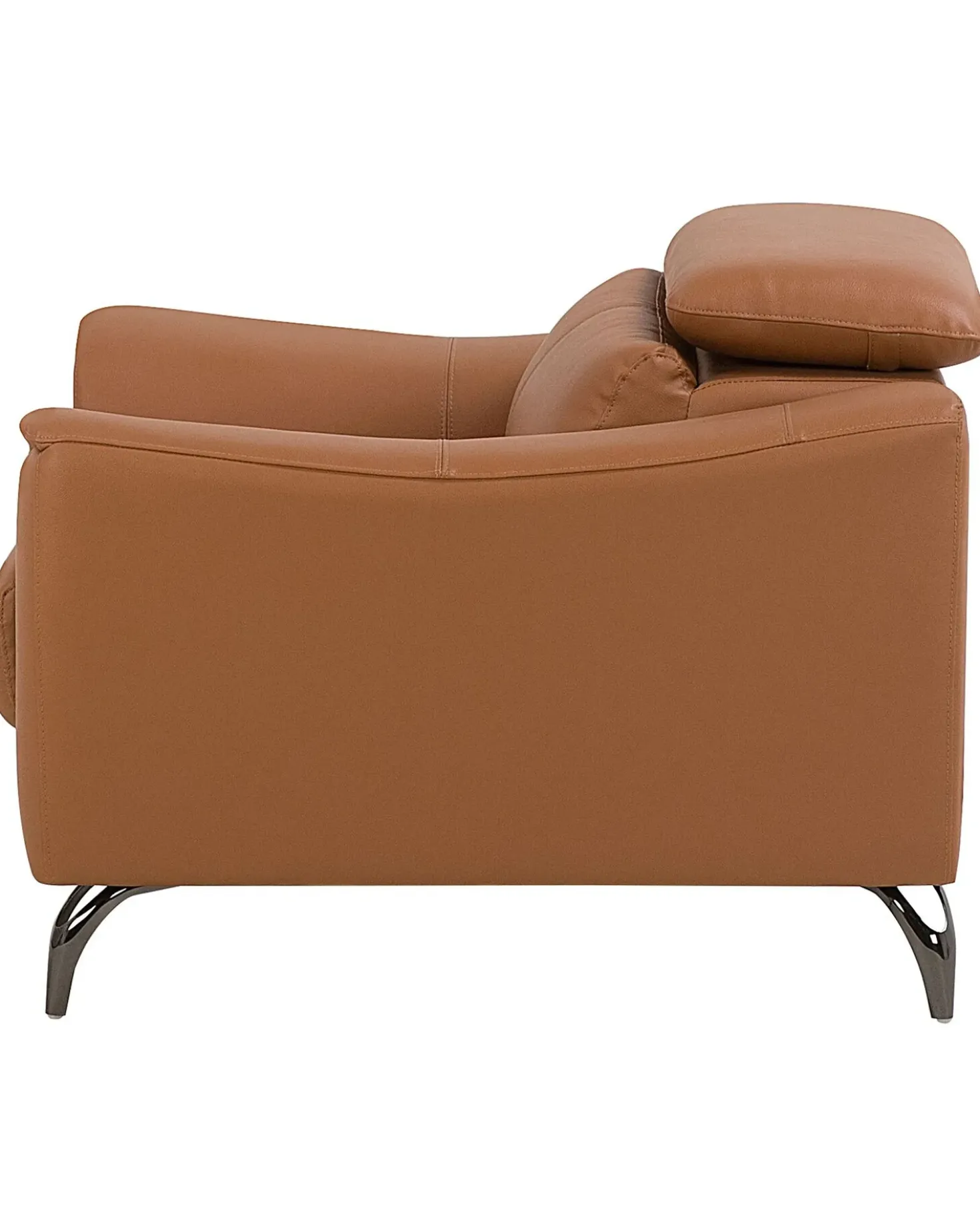 Poltrona NARWIK Pelle naturale Marrone