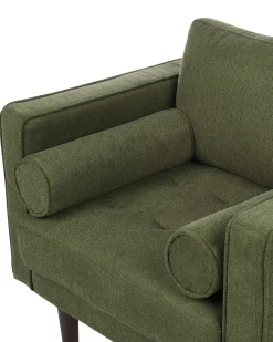 Poltrona NURMO Tessuto Verde scuro