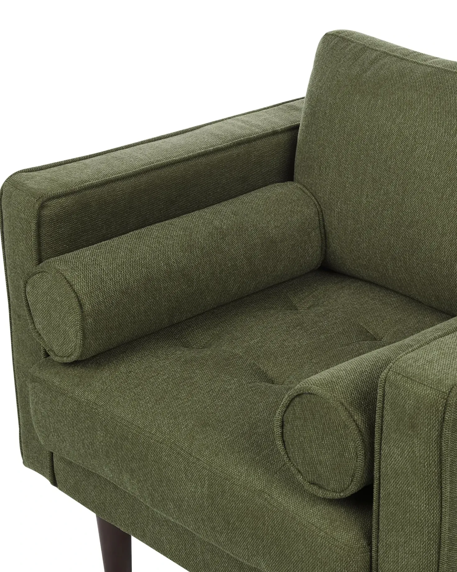 Poltrona NURMO Tessuto Verde scuro