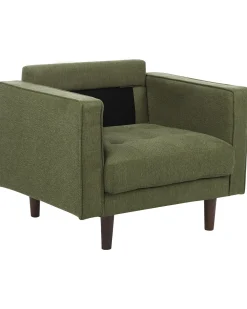 Poltrona NURMO Tessuto Verde scuro