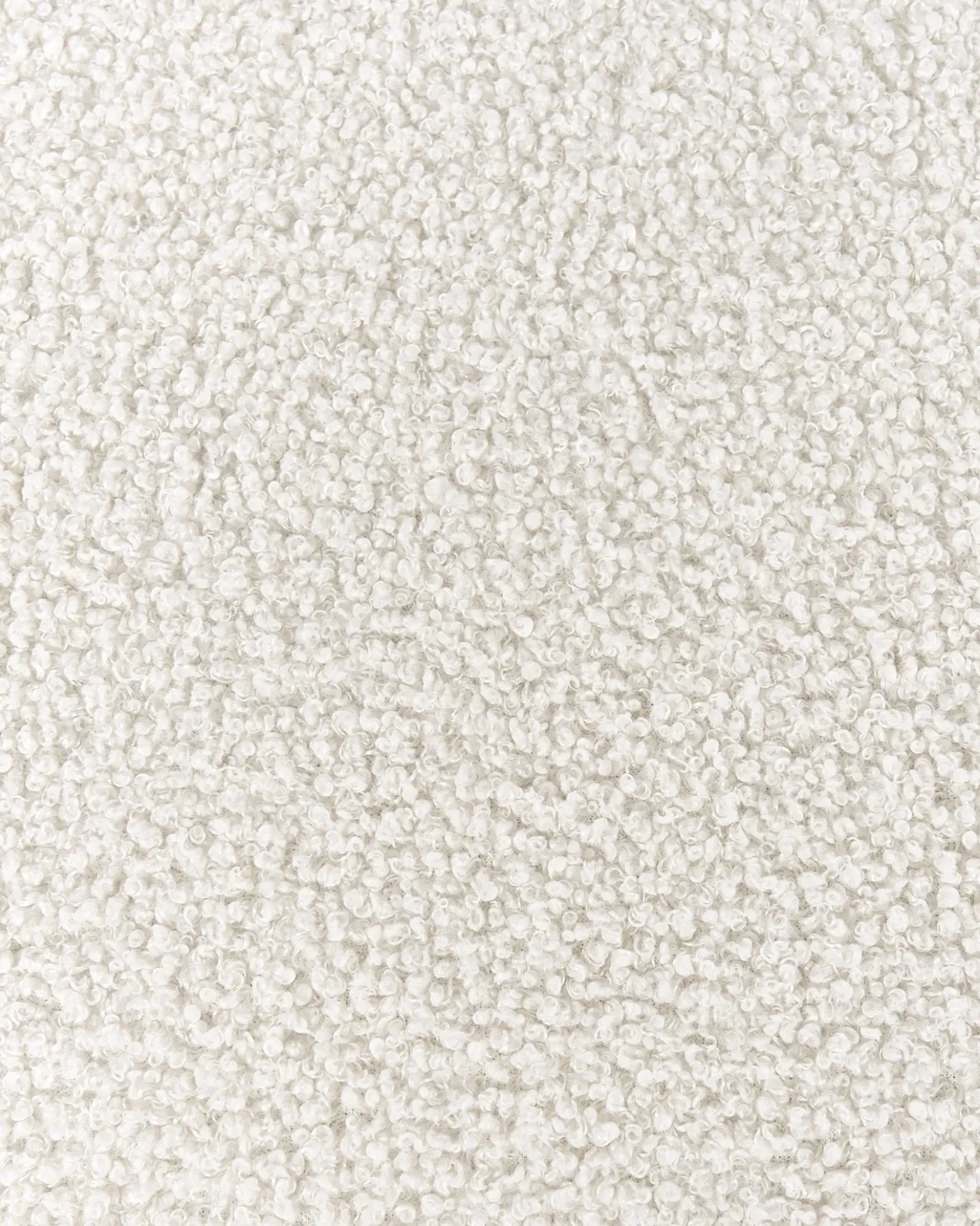 Poltrona ODNES Bouclé Bianco