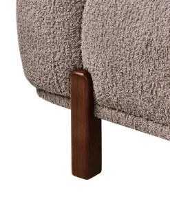 Poltrona ODNES Bouclé Tortora