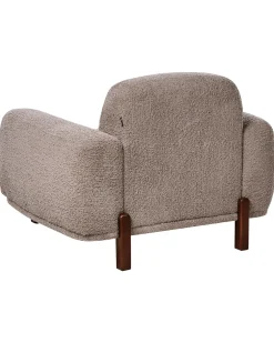 Poltrona ODNES Bouclé Tortora