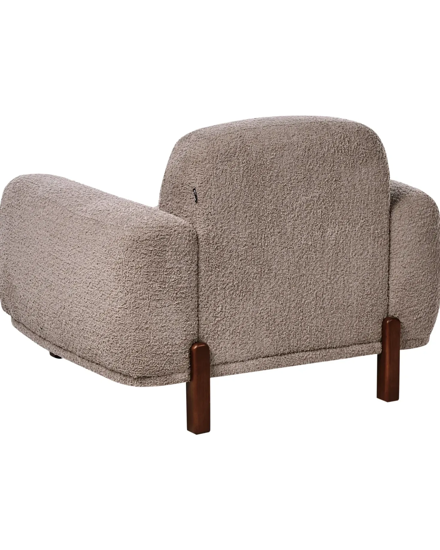 Poltrona ODNES Bouclé Tortora