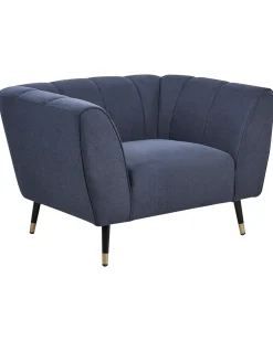 Poltrona ORSTA Tessuto Blu scuro