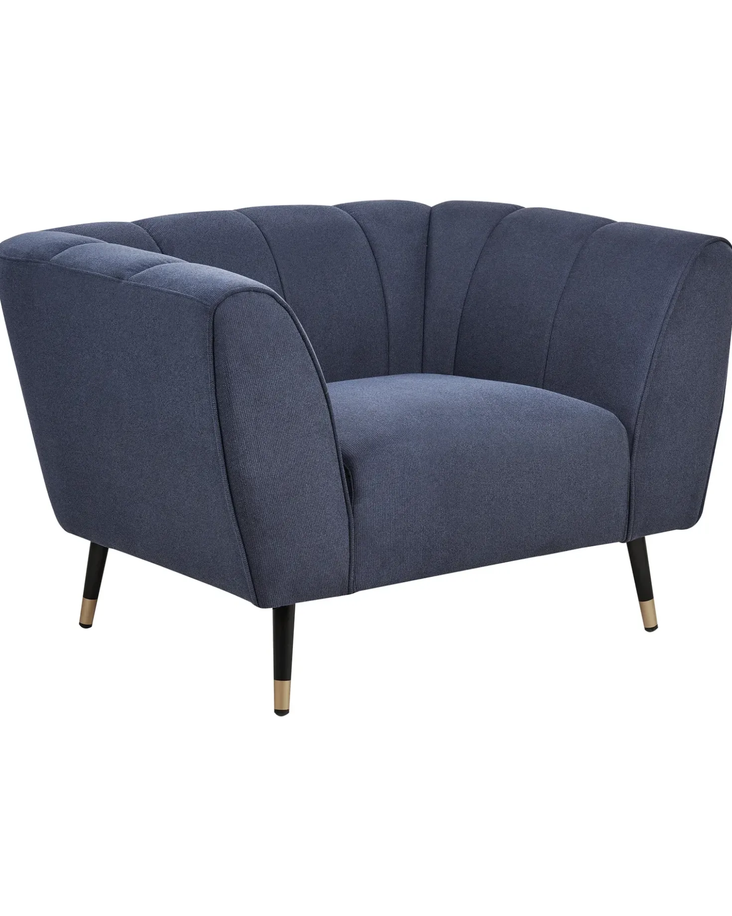 Poltrona ORSTA Tessuto Blu scuro