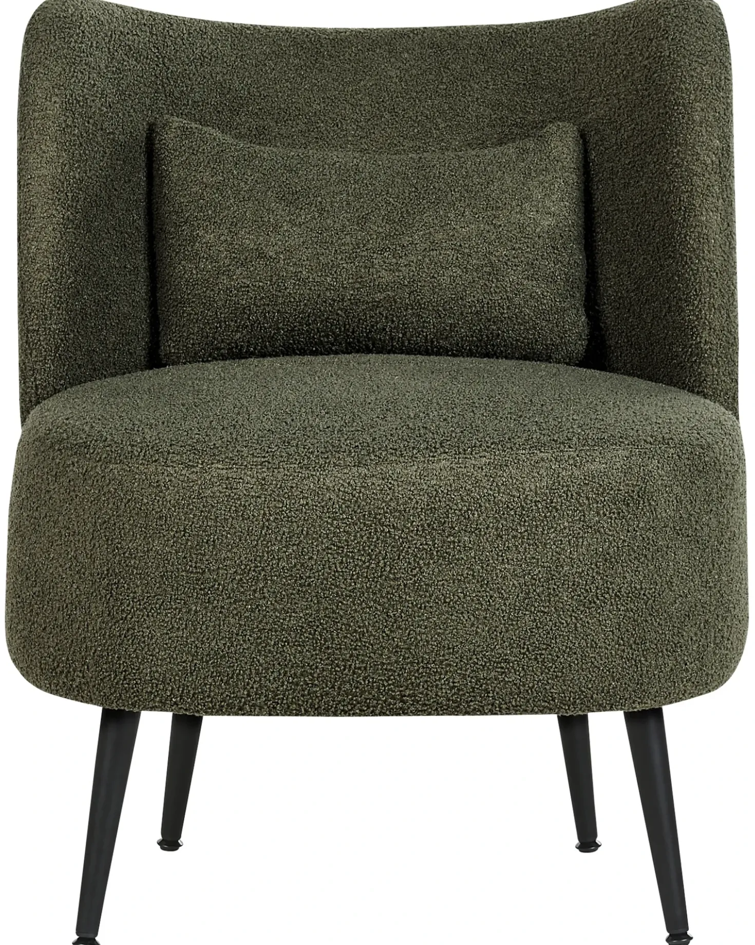 Poltrona OTSBY Bouclé Verde scuro