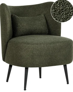 Poltrona OTSBY Bouclé Verde scuro