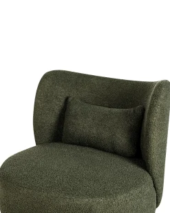 Poltrona OTSBY Bouclé Verde scuro