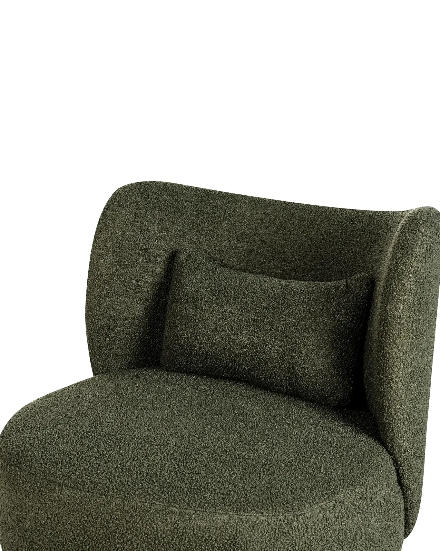 Poltrona OTSBY Bouclé Verde scuro