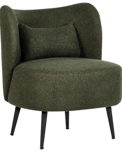 Poltrona OTSBY Bouclé Verde scuro