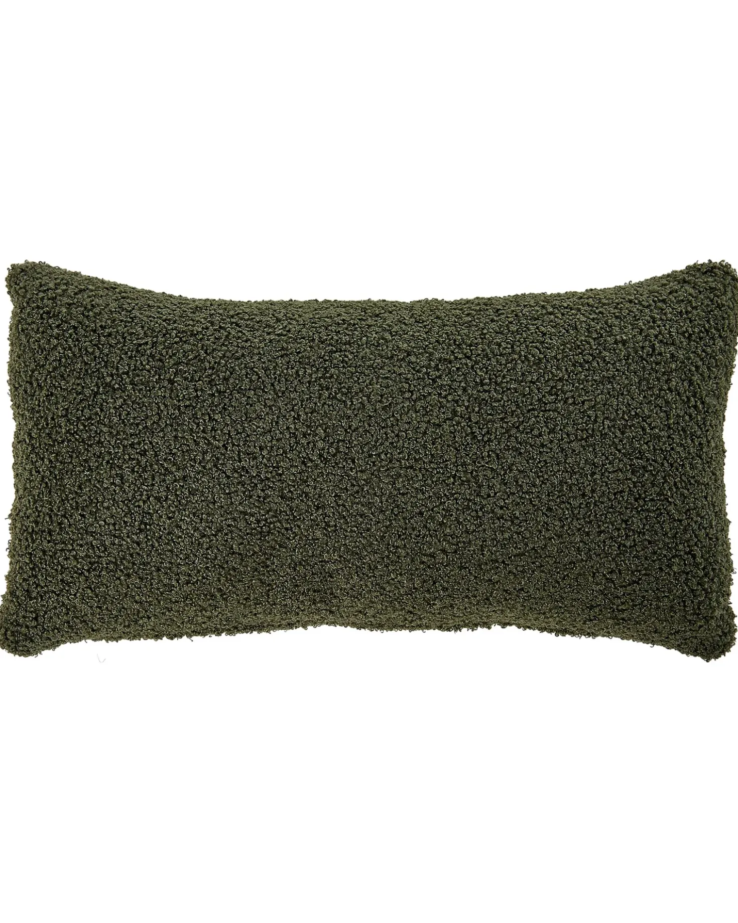 Poltrona OTSBY II con cuscino Bouclé Verde scuro
