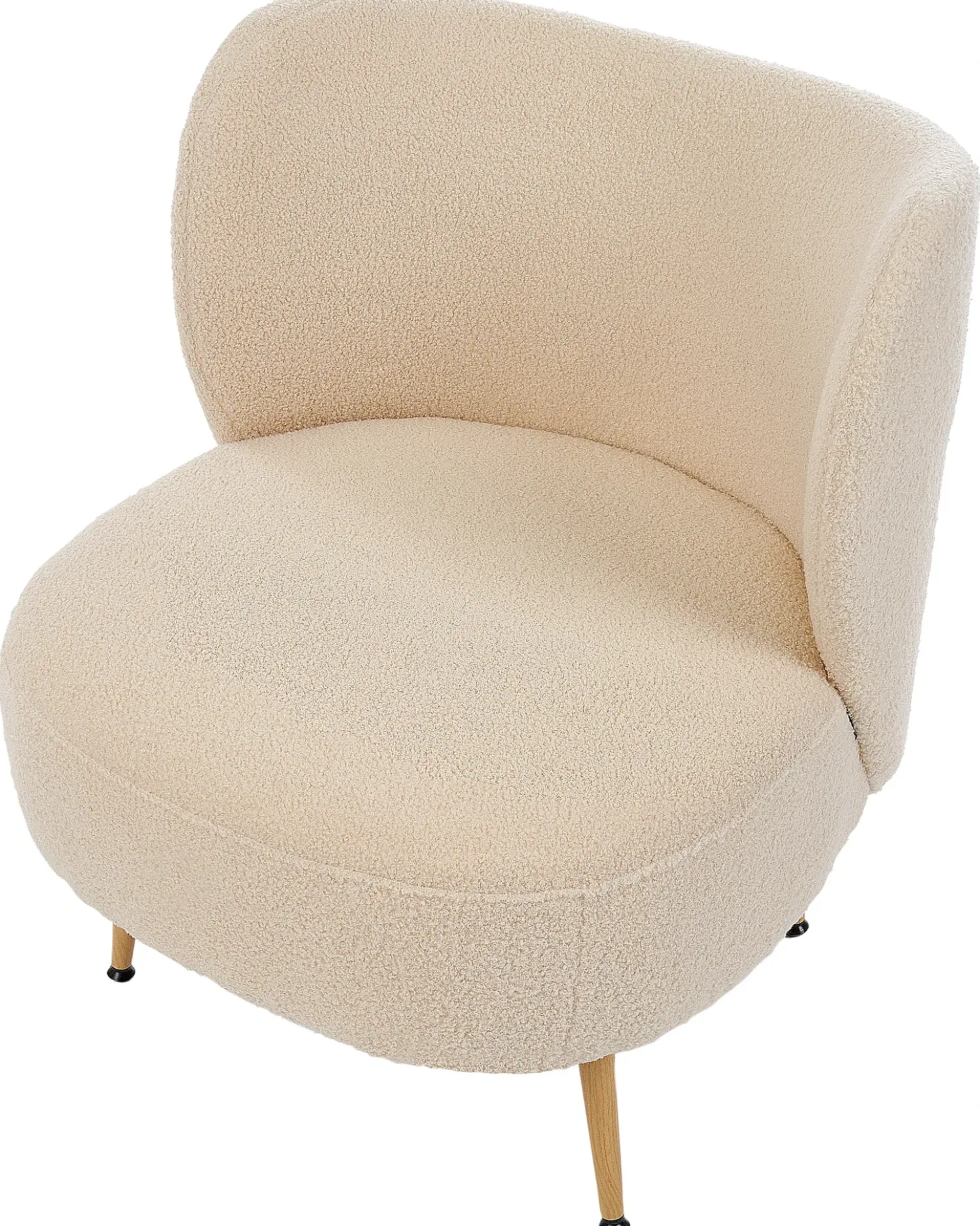 Poltrona OTSBY II con cuscino Bouclé Beige