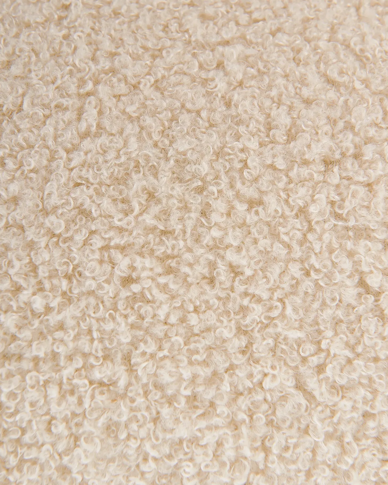 Poltrona OTSBY II con cuscino Bouclé Beige