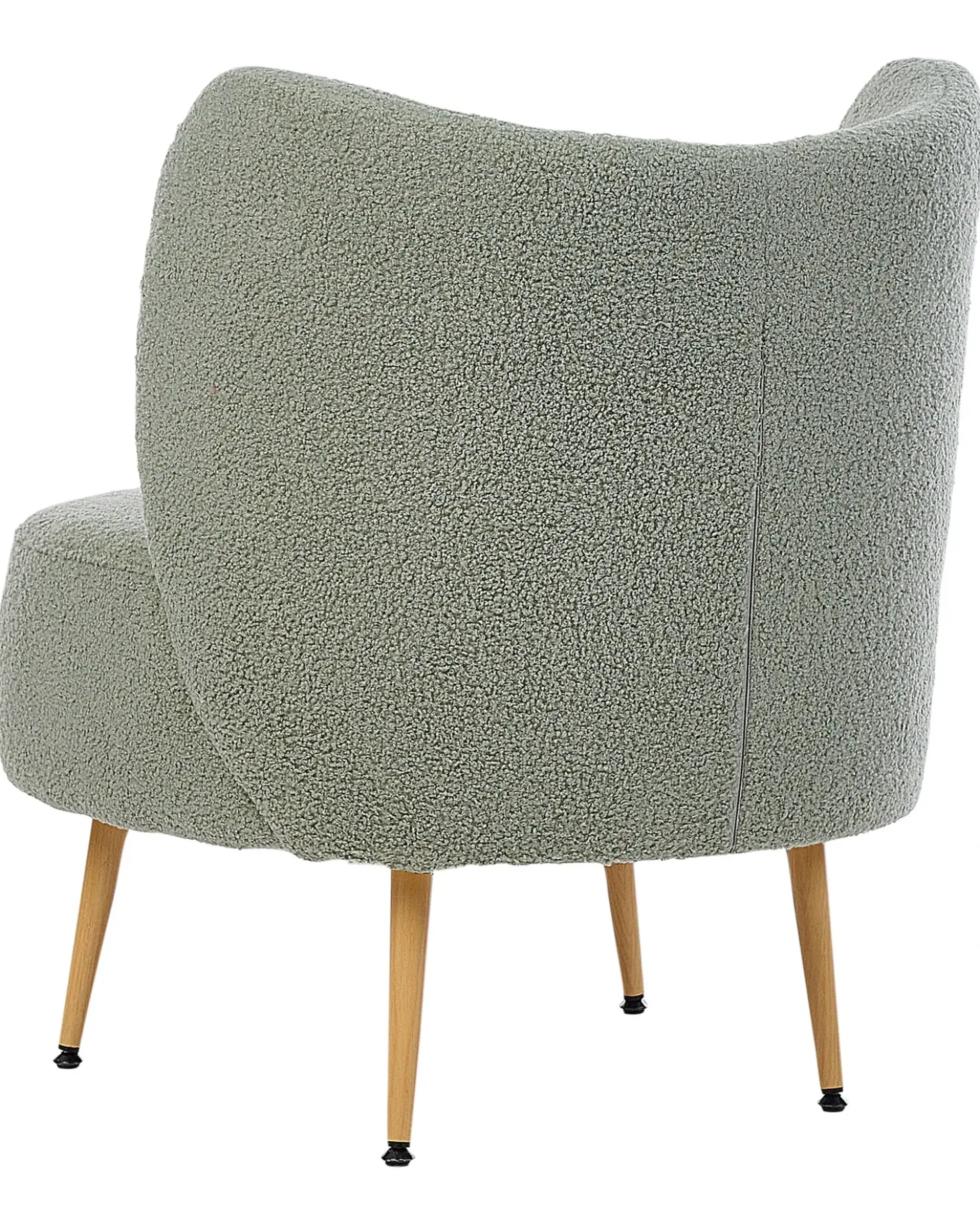 Poltrona OTSBY II con cuscino Bouclé Verde