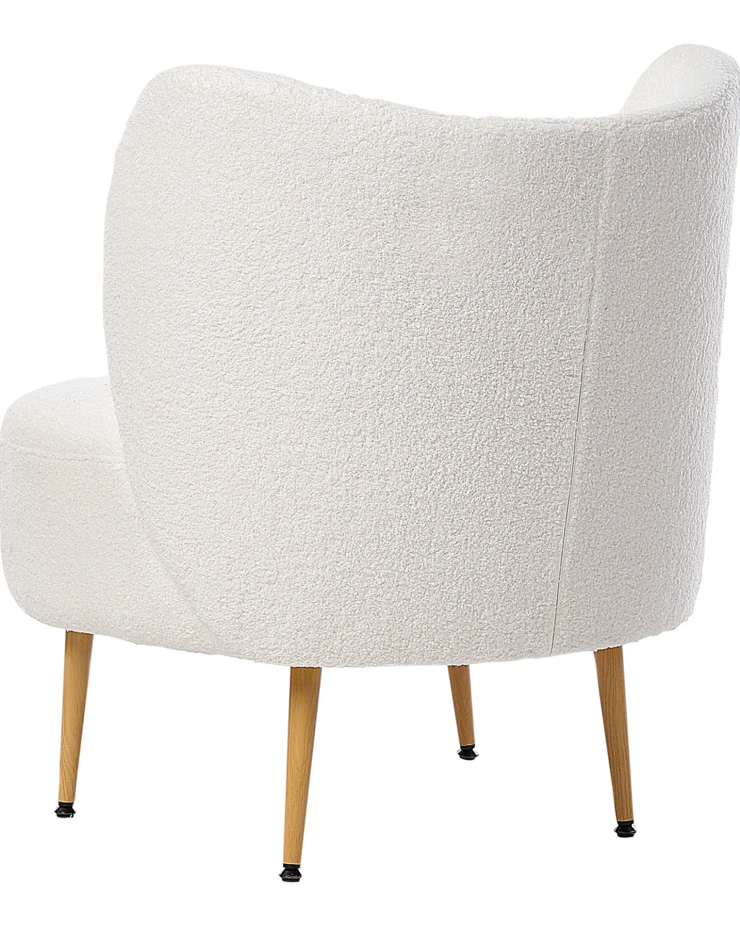 Poltrona OTSBY II con cuscino Bouclé Bianco sporco