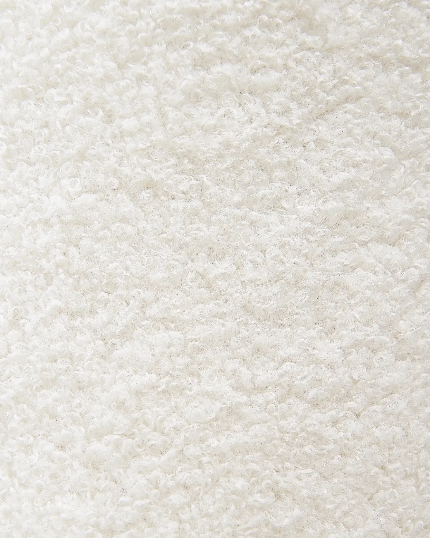 Poltrona OTSBY II con cuscino Bouclé Bianco sporco