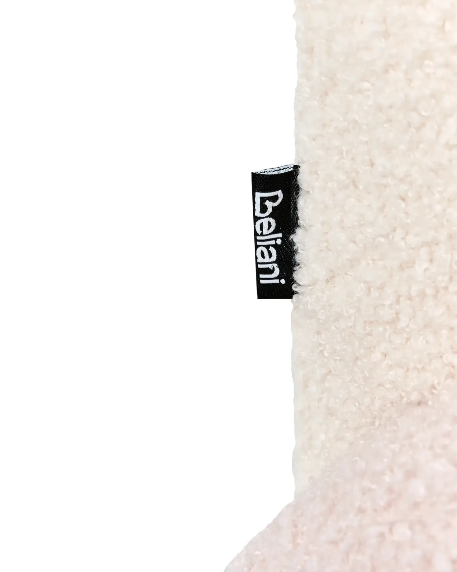 Poltrona per Bambini Arcobaleno OMBO Bouclé Rosa pastello