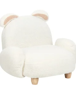 Poltrona per Bambini Coniglio KANNA Bouclé Bianco sporco