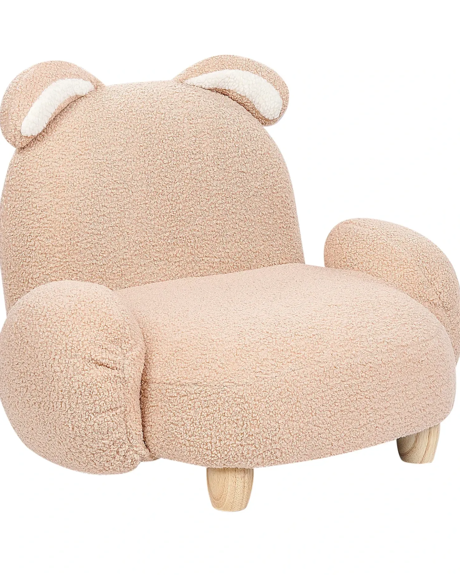 Poltrona per Bambini Coniglio KANNA Bouclé Beige