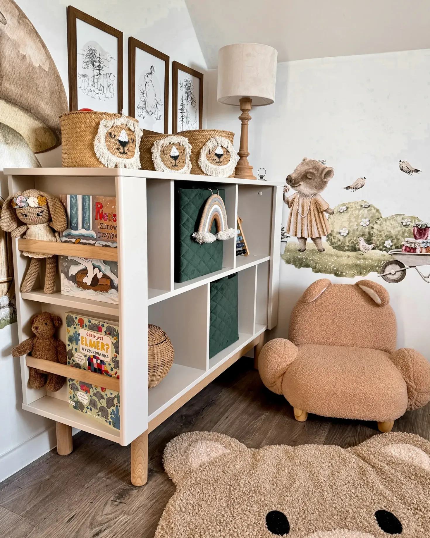 Poltrona per Bambini Coniglio KANNA Bouclé Beige