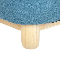 Poltrona per Bambini Dinosauro FABORG Tessuto Blu