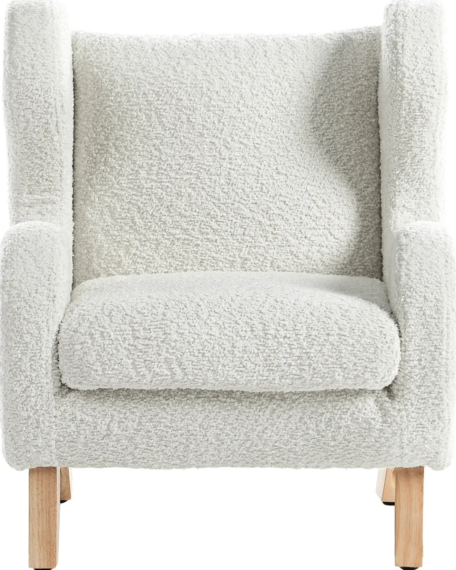 Poltrona per Bambini FARUM Bouclé Bianco sporco
