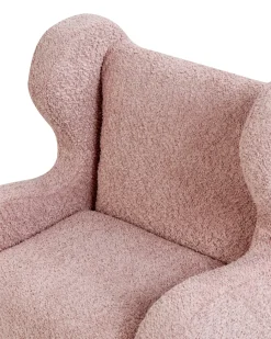 Poltrona per Bambini FARUM Bouclé Rosa