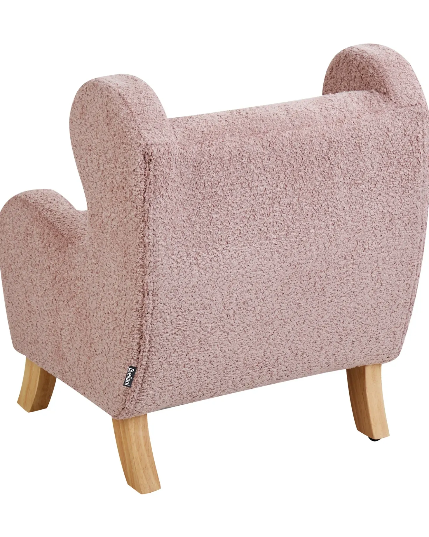 Poltrona per Bambini FARUM Bouclé Rosa