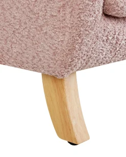 Poltrona per Bambini FARUM Bouclé Rosa