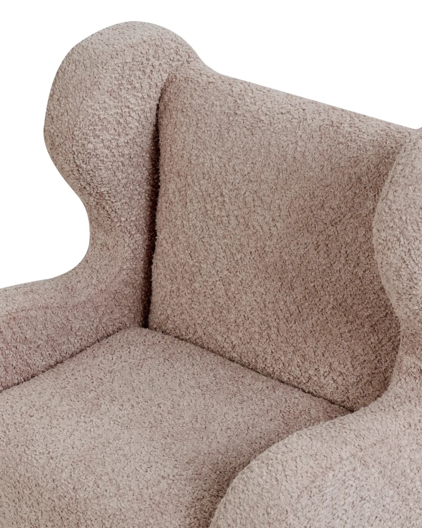 Poltrona per Bambini FARUM Bouclé Tortora