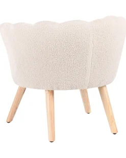 Poltrona per Bambini HALBY Bouclé Beige chiaro