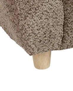 Poltrona per Bambini Ippopotamo MARIBO Bouclé Marrone